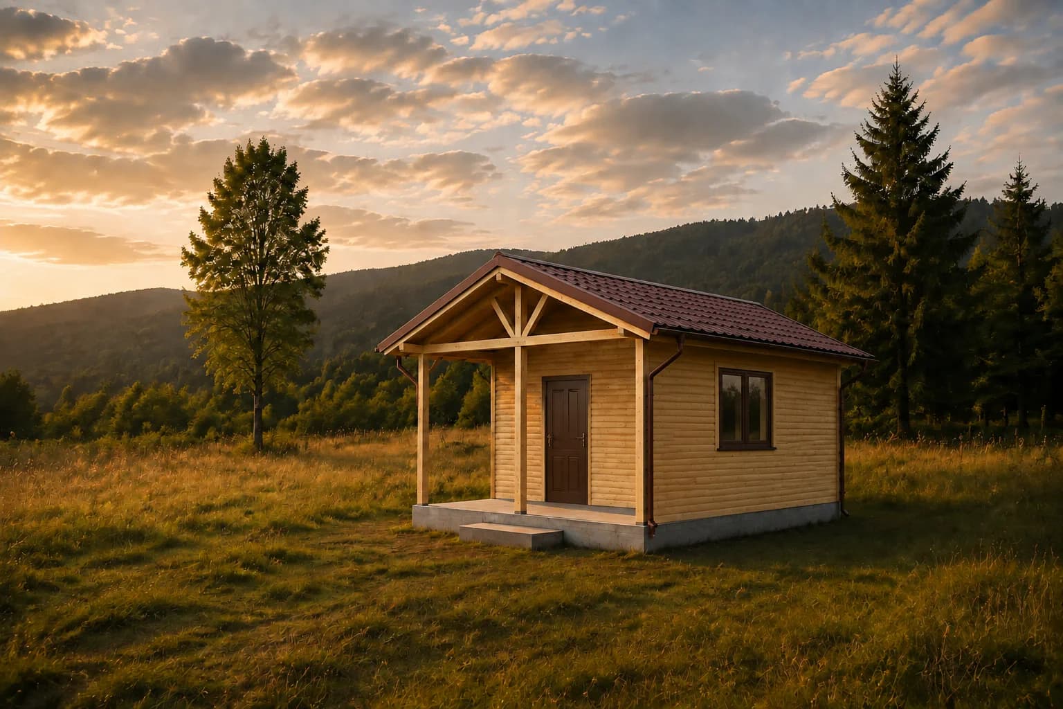 Chalet compact Duo terminé, pour une ou deux personnes
